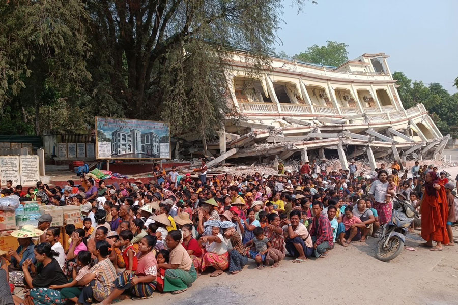 ISP raised almost a million baht from 100 kind donors to help victims of devasting earthquake in Myanmar in March 2025.